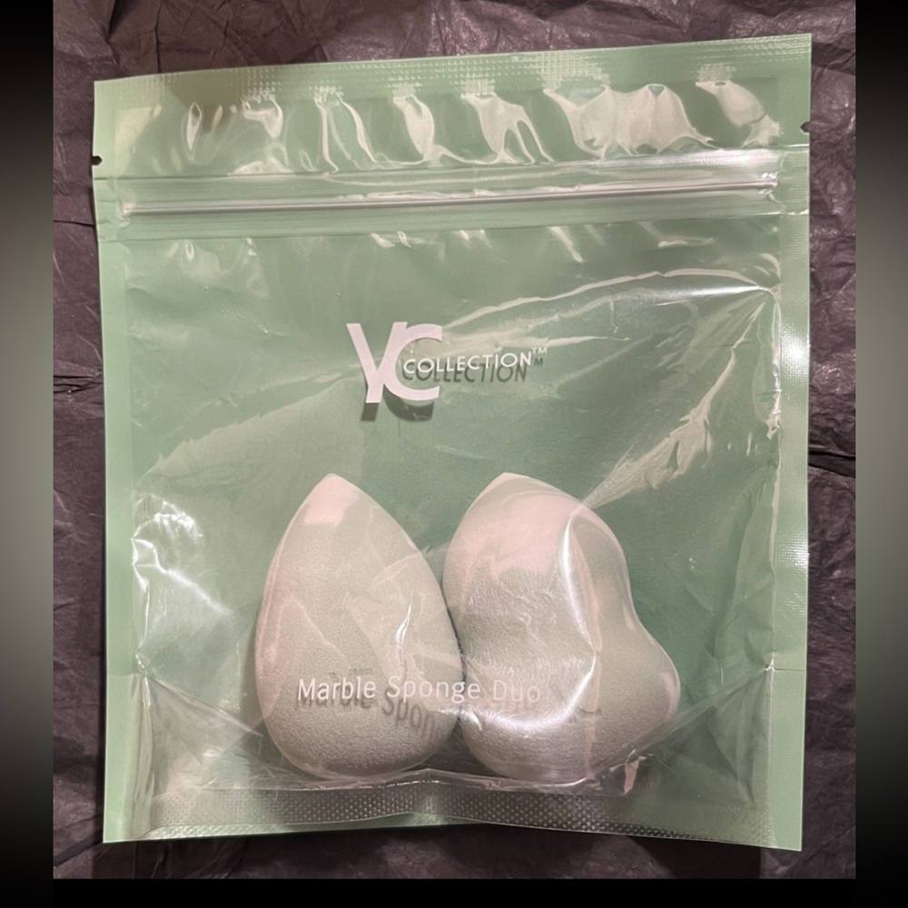 YC Collection-Marble Make Up Sponge-Duo - Picture 3 of 3